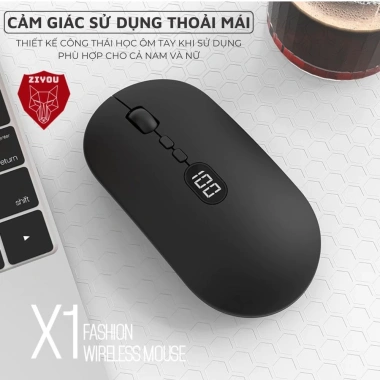 Chuột Không Dây Ziyou X1 LED - Thiết Kế Mỏng Nhẹ, Pin Sạc, Giá 199.000đ 7 Chuột Không Dây Ziyou X1 LED - Thiết Kế Mỏng Nhẹ, Pin Sạc, Giá 199.000đ 7