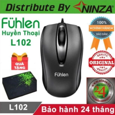 Chuột máy tính có dây Fuhlen L102 - Bảo hành 1 tháng, giảm 21% chỉ 78.999đ