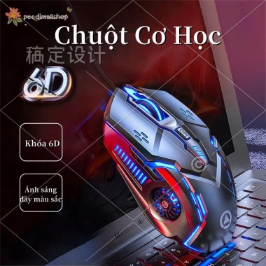 Chuột máy tính G5 LED 7 màu DPI 3.200 - Giá 62k, Siêu nhạy cho game và văn phòng 7 Chuột máy tính G5 LED 7 màu DPI 3.200 - Giá 62k, Siêu nhạy cho game và văn phòng 7