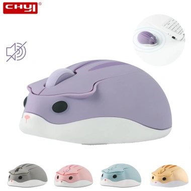 Chuột Quang Không Dây 2.4GHz 1.200dpi USB Hamster 3D Dễ Thương Giá 88.000đ