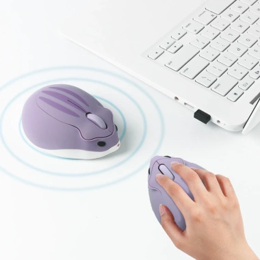 Chuột Quang Không Dây 2.4GHz 1.200dpi USB Hamster 3D Dễ Thương Giá 88.000đ