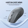 Chuột Quang Không Dây Tĩnh Âm ROBOT M370 3.200 DPI, Khoảng Cách 20m, Màu Hồng-Xám, Giá 159.000 3