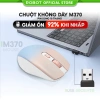 Chuột Quang Không Dây Tĩnh Âm ROBOT M370 3.200 DPI, Khoảng Cách 20m, Màu Hồng-Xám, Giá 159.000 9