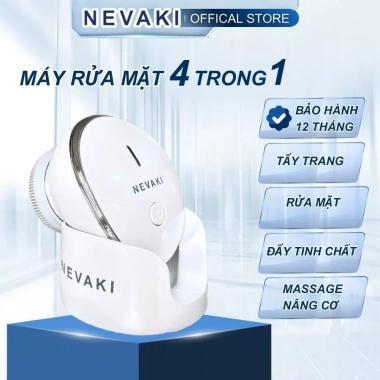 Chuột Rửa Mặt NEVAKI 4 trong 1 Tẩy Trang, Đẩy Tinh Chất, Nâng Cơ, Bảo Hành 365 Ngày 10 Chuột Rửa Mặt NEVAKI 4 trong 1 Tẩy Trang, Đẩy Tinh Chất, Nâng Cơ, Bảo Hành 365 Ngày 10