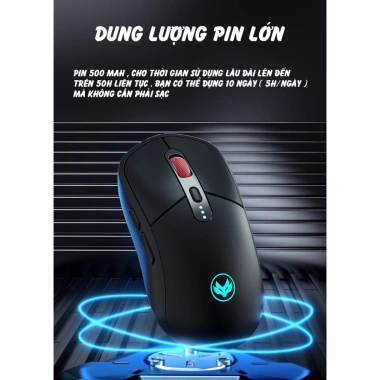 Chuột Silent Gaming Atas F30 Bluetooth 3 MODE - 50h liên tục - App Marco 212.000₫ 4