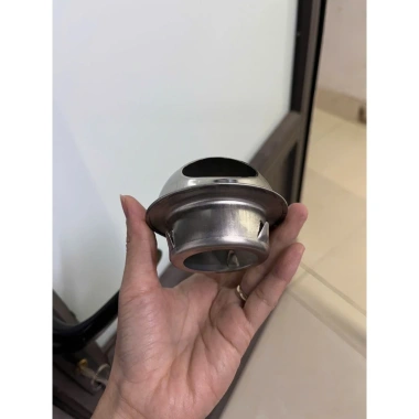 Chụp che mưa inox D60 Ventcap cho ống 60 - Lắp máy hút mùi, thông hơi, 46.000₫ 2