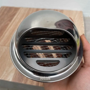 Chụp che ống hút mùi bếp & che mưa 76-150mm Inox SUS304 – Thiết kế bền, chống gỉ, Giá ưu đãi 45.700 VND