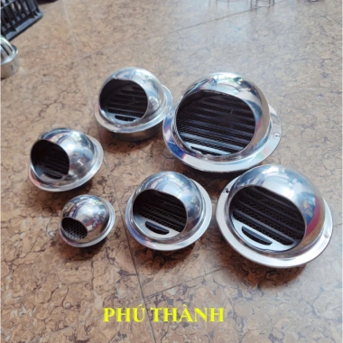 Chụp Thông Hơi Inox 304 Ventcap D48-D200 – Chống Nước, Ngăn Côn Trùng, Bền