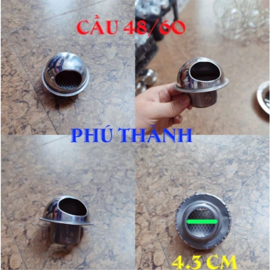 Chụp Thông Hơi Inox 304 Ventcap D48-D200 – Chống Nước, Ngăn Côn Trùng, Bền 3 Chụp Thông Hơi Inox 304 Ventcap D48-D200 – Chống Nước, Ngăn Côn Trùng, Bền 3