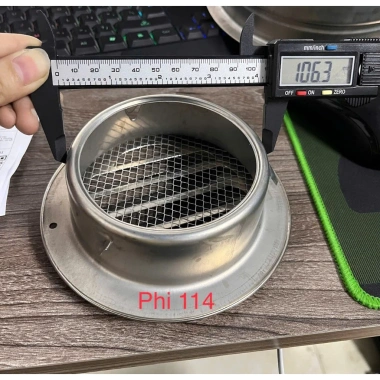 Chụp thông hơi inox304 dạng flat đủ size - Lưới thép không gỉ, giá chỉ 40.000₫ 10