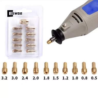 CISWGE 11 Cái Lốc Khoan Đồng Collet 0.5-3.2mm Đai Ốc & Đồng Thau - 55.550₫ CISWGE 11 Cái Lốc Khoan Đồng Collet 0.5-3.2mm Đai Ốc & Đồng Thau - 55.550₫