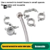CISWGE Cờ lê ống vòi 4/10 Cờ lê cấp nước cơ khí cho van góc vệ sinh, tháo rời dễ dàng, 10 chiếc 2