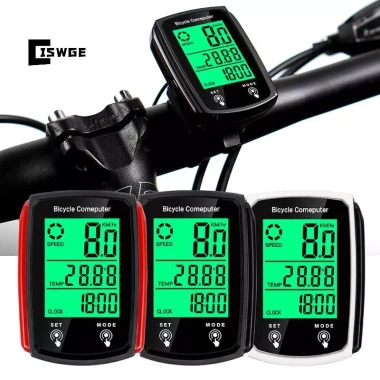 CISWGE Đồng hồ tốc độ xe đạp LCD chống nước có dây màu đỏ - Giá ưu đãi 151,690₫ CISWGE Đồng hồ tốc độ xe đạp LCD chống nước có dây màu đỏ - Giá ưu đãi 151,690₫