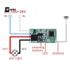 CISWGE Rơle Mini 433MHz RF 1CH Không Dây Điều Khiển Từ Xa - Bộ Đèn LED 3.6‑24V