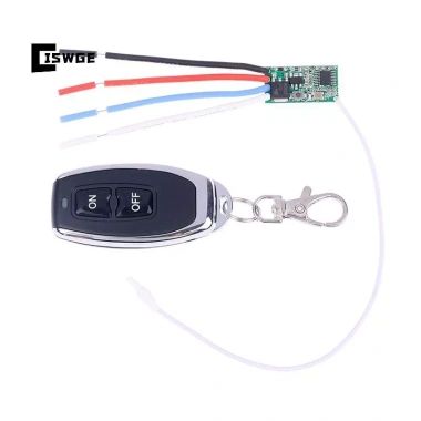 CISWGE Rơle Mini 433MHz RF 1CH Không Dây Điều Khiển Từ Xa - Bộ Đèn LED 3.6‑24V 5