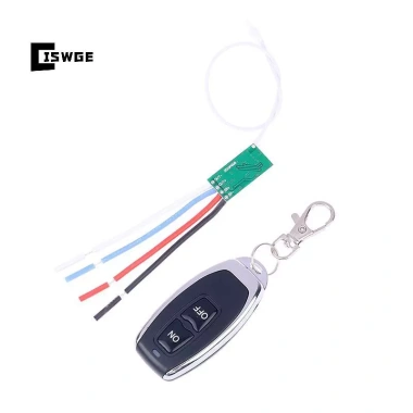 CISWGE Rơle Mini 433MHz RF 1CH Không Dây Điều Khiển Từ Xa - Bộ Đèn LED 3.6‑24V 6