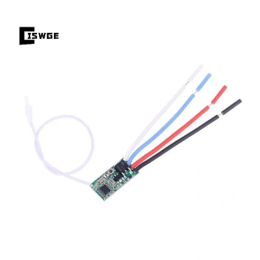 CISWGE Rơle Mini 433MHz RF 1CH Không Dây Điều Khiển Từ Xa - Bộ Đèn LED 3.6‑24V 8