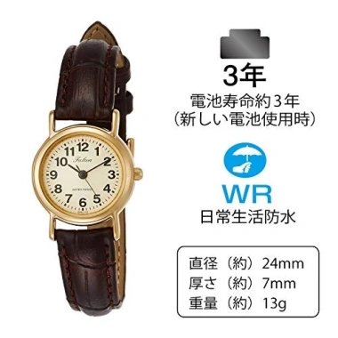 Citizen Q&Q Đồng Hồ Nữ Dây Da Thanh Lịch - Chống Nước Tốt, Cổ Điển, Giá Ưu Đãi 562.144₫