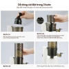 CkeyiN Máy ép chậm 0.6L 300W JB012W - Lọc kép, làm kem, ép trái cây, kiệt bã, rãnh lọc, giảm giá mạnh 7
