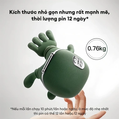 CkeyiN Máy Massage Cổ Vai Gáy Nhẹ 0,76kg Nhỏ Bằng Bàn Tay, Mô Phỏng Tay Thực - 789k