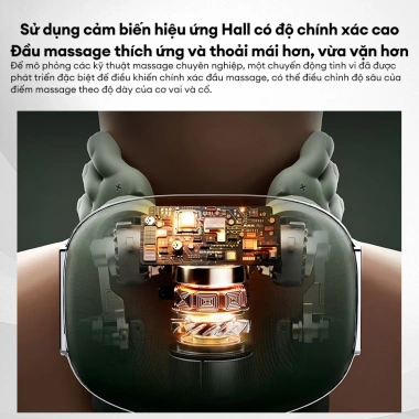 CkeyiN Máy Massage Cổ Vai Gáy Nhẹ 0,76kg Nhỏ Bằng Bàn Tay, Mô Phỏng Tay Thực - 789k