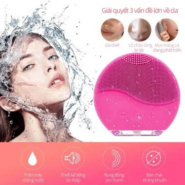 CkeyiN Máy rửa mặt sóng âm - Làm sạch sâu, chống nước, cho mọi da, 165.000₫ 3