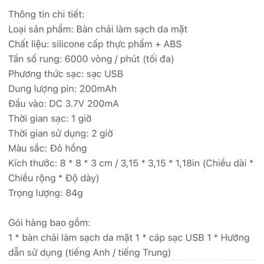 CkeyiN Máy rửa mặt sóng âm - Làm sạch sâu, chống nước, cho mọi da, 165.000₫ 8