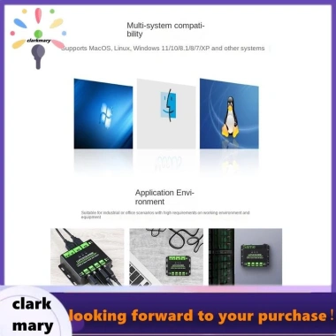 Clarkary Waveshare Hub USB3.2 Gen1 4 cổng 2IN-4OUT, chuyển mạch ngẫu nhiên, bảo vệ đa mạch, 5Gbps - 1.047.200₫