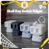 Clicker Móc Khóa Đầu Lâu - Khớp Gập Linh Hoạt, Giảm Stress Fidget Toy 23.000 VND