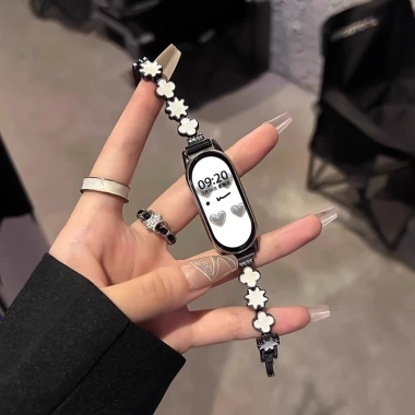 Clover Fritillaria Dây Đeo NFC Kim Loại Cho Xiaomi Mi Band 9/8/7 - Thép Không Gỉ, Giá 148.500₫
