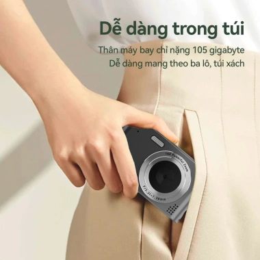 CLUBLU H15 Mini 4K 48MP CCD - Máy ảnh siêu nhẹ 16x Zoom, chống rung, phù hợp học sinh du lịch, giảm còn 540.000₫ 4