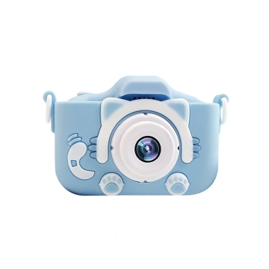 CLUBLU Máy Ảnh Kỹ Thuật Số Mini Mèo Camera-007 Cute Chụp Ảnh Quay Video Game Cho Bé Chống Sốc Giá 236.000 VND 10