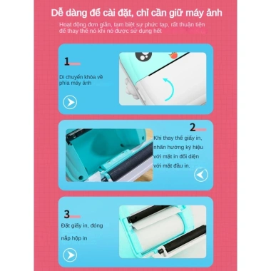 Clublu Máy Ảnh Mini In Nhiệt 2.400W Pixels 720P Cute Chụp Lấy Liền Giá Ưu Đãi 1.828.000 VND 8