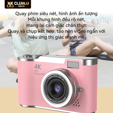 CLUBLU Máy Ảnh Mini LK-007 Selfie 48MP HD 720P Đèn LED cho Học Sinh, Giá 440.000₫ 7