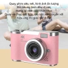 CLUBLU Máy Ảnh Mini Selfie 48MP HD Lật, Đèn LED, Giá 390.000 cho Học sinh 7
