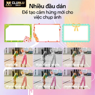 Clublu Máy Ảnh Retro 48MP Selfie Camera Kép Full HD Pin Lớn Đa Năng cho Học Sinh 390k 4