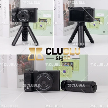 CLUBLU Q9 Mini 4K - Camera Selfie Kép, Zoom 8X, Tripod, Quay Phim HD cho Bé 9