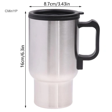 Cminyp 12V 450ml Ấm đun nước ô tô thép không gỉ USB - Cốc cà phê sưởi ấm, giữ nhiệt vinh quang, giảm 17% 5 Cminyp 12V 450ml Ấm đun nước ô tô thép không gỉ USB - Cốc cà phê sưởi ấm, giữ nhiệt vinh quang, giảm 17% 5