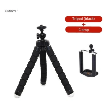 Cminyp Bọt Biển Bạch Tuộc Chân Máy Lười - Giá Đỡ Điện Thoại & Máy Ảnh, Kẹp Vinh Quang, Chỉ 36.072₫ 10