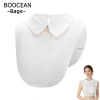 Cổ áo giả BOOCEAN bông nguyên chất trắng, cổ đứng thoải mái, dễ tháo lắp, giá 138.672