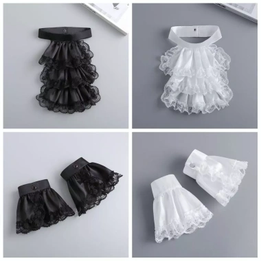 Cổ áo NLINNI Phục Hưng Xù cổ Elizabethan Cổ điển - Tháo rời, Tiệc Opera Thanh lịch 108.000đ
