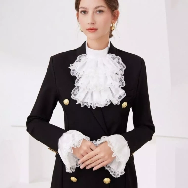 Cổ áo NLINNI Phục Hưng Xù cổ Elizabethan Cổ điển - Tháo rời, Tiệc Opera Thanh lịch 108.000đ 5 Cổ áo NLINNI Phục Hưng Xù cổ Elizabethan Cổ điển - Tháo rời, Tiệc Opera Thanh lịch 108.000đ 5