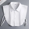 Cổ Áo Sơ Mi Giả Trắng Xanh Dương Đa Năng - Chuyên Nghiệp Dành Cho Nhân Viên Tốt Nghiệp, Giá Chỉ 63.6k