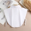 Cổ Áo Sơ Mi Giả Trắng Xanh Dương Đa Năng - Chuyên Nghiệp Dành Cho Nhân Viên Tốt Nghiệp, Giá Chỉ 63.6k 2
