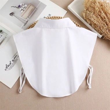 Cổ Áo Sơ Mi Giả Trắng Xanh Dương Đa Năng - Chuyên Nghiệp Dành Cho Nhân Viên Tốt Nghiệp, Giá Chỉ 63.6k