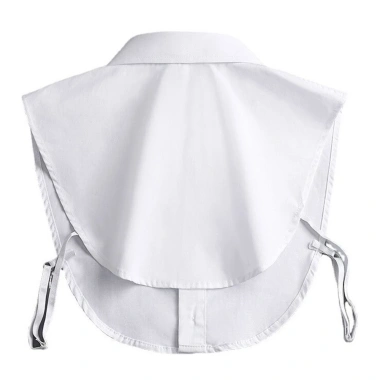 Cổ Áo Sơ Mi Giả Trắng Xanh Dương Đa Năng - Chuyên Nghiệp Dành Cho Nhân Viên Tốt Nghiệp, Giá Chỉ 63.6k