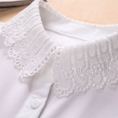 Cổ áo sơ mi phong cách Hàn quốc ren cao cấp cho nữ – trẻ trung, tinh tế, chỉ 129.000đ 5 Cổ áo sơ mi phong cách Hàn quốc ren cao cấp cho nữ – trẻ trung, tinh tế, chỉ 129.000đ 5