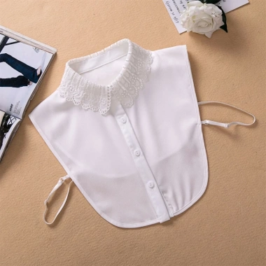 Cổ áo sơ mi phong cách Hàn quốc ren cao cấp cho nữ – trẻ trung, tinh tế, chỉ 129.000đ 6 Cổ áo sơ mi phong cách Hàn quốc ren cao cấp cho nữ – trẻ trung, tinh tế, chỉ 129.000đ 6