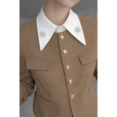 Cổ áo sơ mi rời nữ 4 mẫu phối mọi outfit sang chảnh, thanh lịch, chỉ 75.000₫ 3
