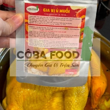 Cô Ba Food Gia vị Ủ muối set kèm chai sốt ớt đỏ 100ml giá chỉ 55.000 VND 2